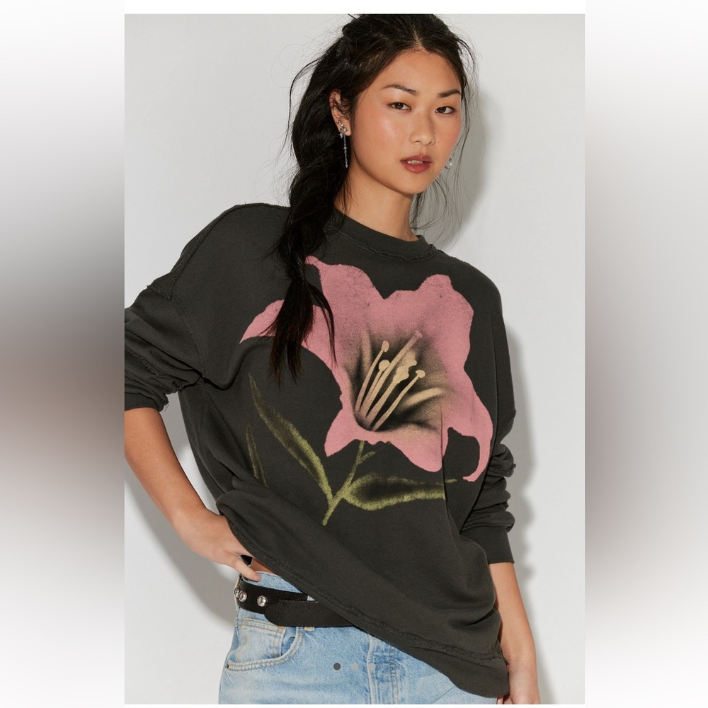 Free People Midnight Sweatshirt NWT